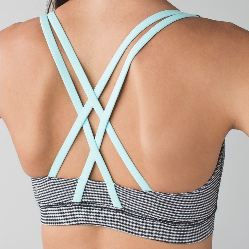 Lululemon check energy bra